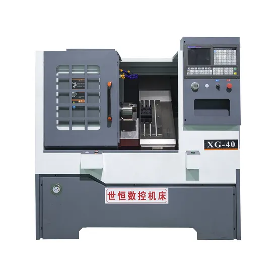 High Precision CNC Metal Lathe Machine Slant Bed Mini CNC Milling and Turning Machine with GSK or Knd Controller