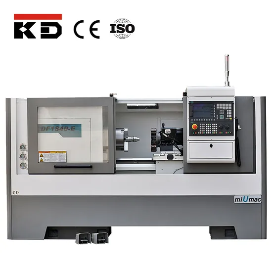 Df1860-E Automatic Metal Lathe Machine Flat Bed CNC Lathe