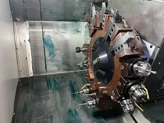 Precision CNC Turning and Milling Machine Lathe with Slant Bed and Live Tooling CNC Lathe C Axis CNC Turret Lathe Lz-0615y/400