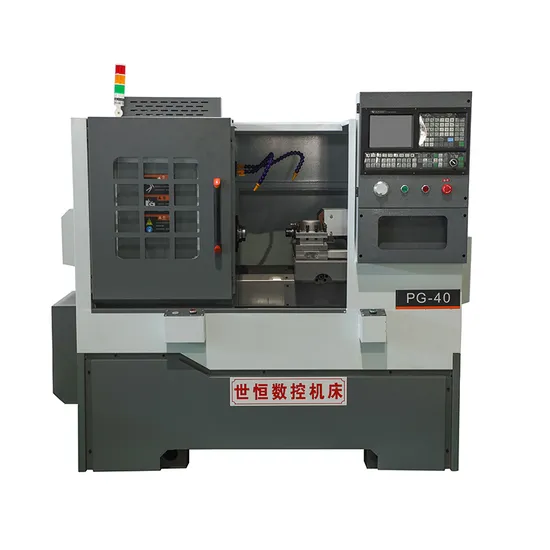 Pg40 Best CNC Lathe Machine Electric Turret Mini Metal Lathe