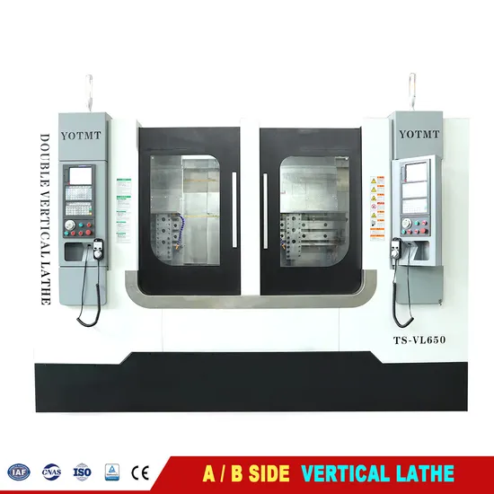 Twins Metal Turning Dual Spindle Vertical CNC Lathe Machine