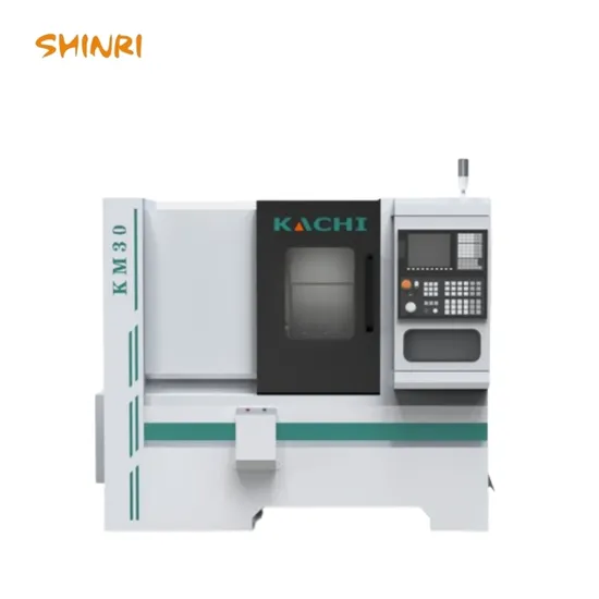 Km30 35-Degree Slant Bed CNC Lathe Gang Type Tool Machine
