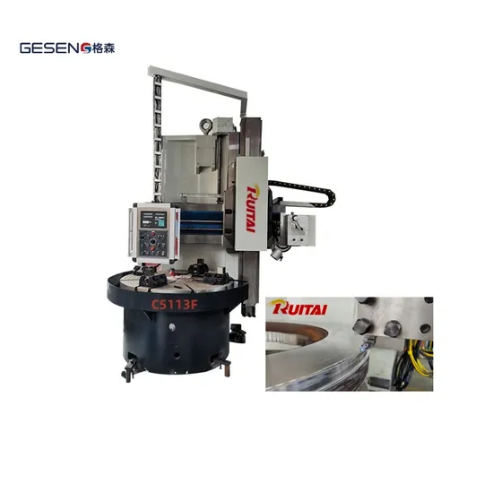 Conventional Lathe Vertical Tool Post Turning Max Working Weight 3.5ton