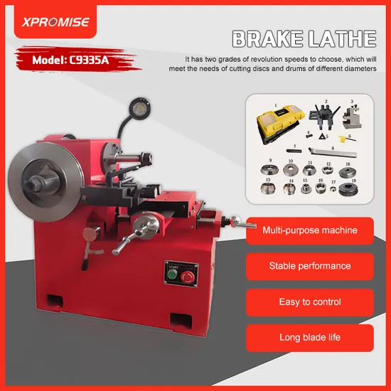 Common Brake Disc and Drum Lathe Machine Car Brake Disc Skimming Machine