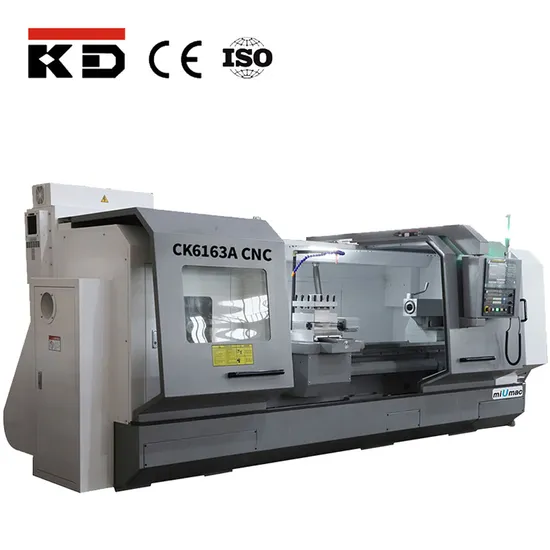 Ck6163A/1000 40-1000r/Min Spindle Speed CNC Flat Bed Lathe Machine