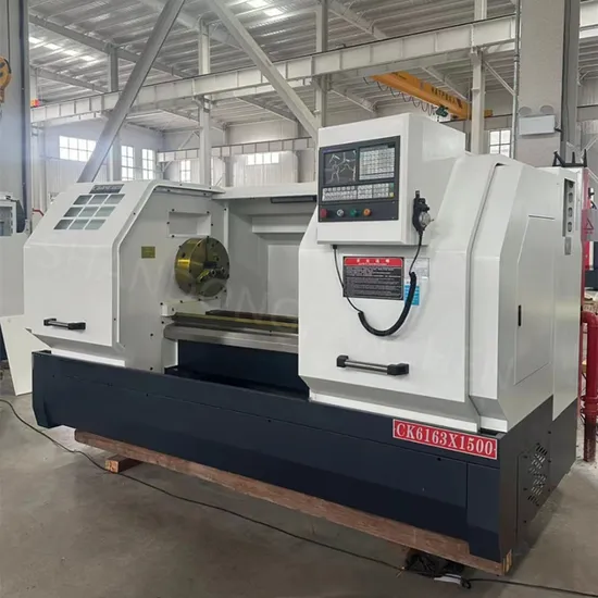 Ck6163 Ck6150 Hard Rail Automatic Horizontal CNC Lathe Wide Number System