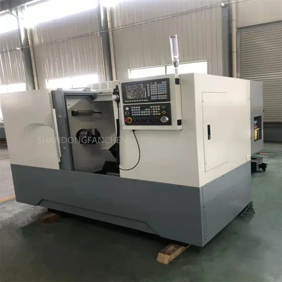 CNC Oblique Lathe Tck36 Whole Machine High-Precision Cutting Machine Tool