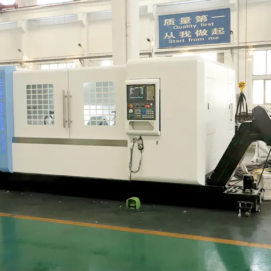 Double Turret CNC Lathe with Optional Knd and Mitsubishi Controls