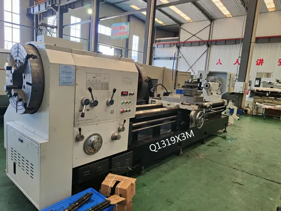 Q1319X3m Oilfied Industrial Pipe Thread Lathe with Two Chuck