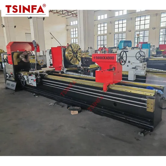 Gap Horizontal Heavy Duty Lathe Machine Cw62100q Manual Turning