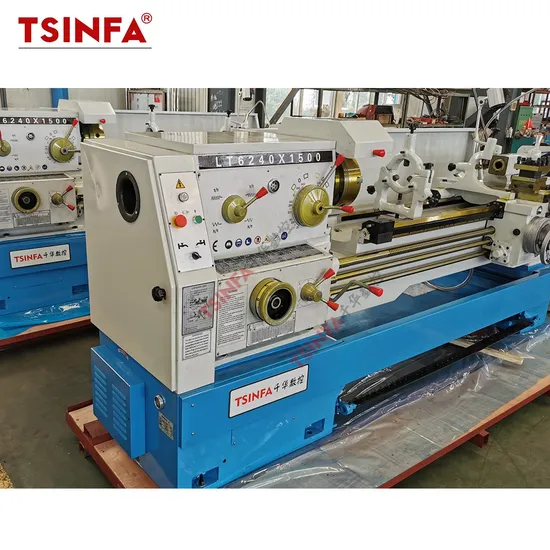 Lt6240*2000mm High Quality Manual Lathe Machine for Turning Metal Conventional Horizontal Lathe CE