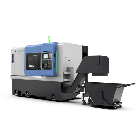 Oturncnc 4 Axis Slant Bed Multi Spindle Lathe Esy108m Fanuc Germany CNC Turning Center with Twin Y Axis