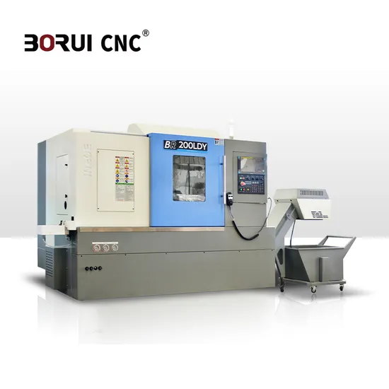 Br-200L Slant Type Price of Lathe Machine CNC Slant Bed High Precision Metal Slant Inclined Bed CNC Lathe Machine