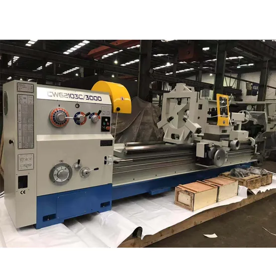 Horizontal Manual Heavy Duty Big Bore Metal Lathe Machine Cw62103c