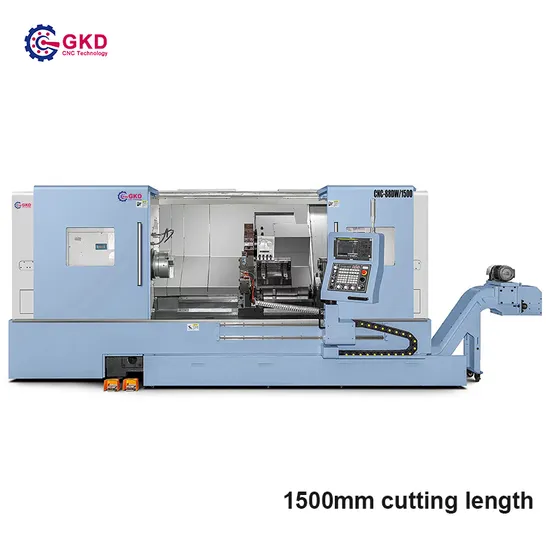 Heavy Duty 1500mm Cutting Length 12 Stations CNC Turning Lathe
