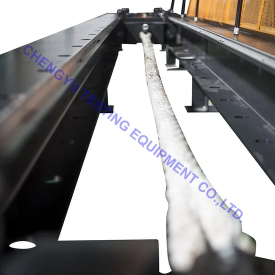 Hydraulic Horizontal Tensile Strength Testing Machine for Chain Sling Ropes and Power Fittings Testing 600kn