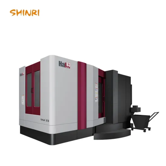 Double Working Station Horizontal Machining Center 4 Axis Synchronous Motion High Division Accuracy Ha63