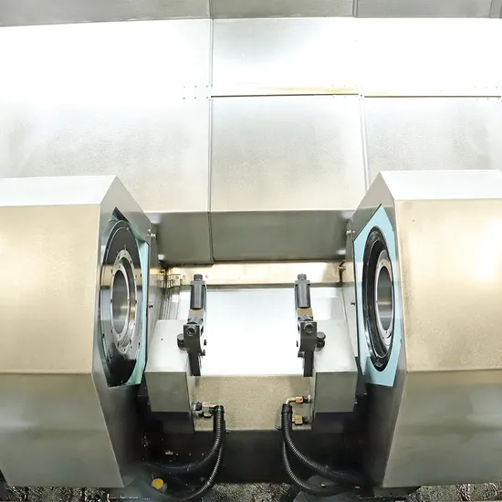 Double Turret CNC Lathe with GSK Control for Superior Performance