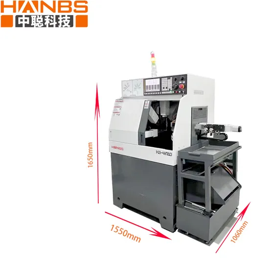 Hanbs Swiss Type CNC Lathe Screw Cutting Lathe of 5-Blade Simultaneous Action