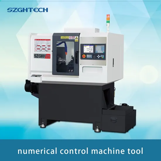 High Precision Metal Slant Bed CNC Lathe Machine Szgh-25 Lathe Slant Bed CNC Hot Sale