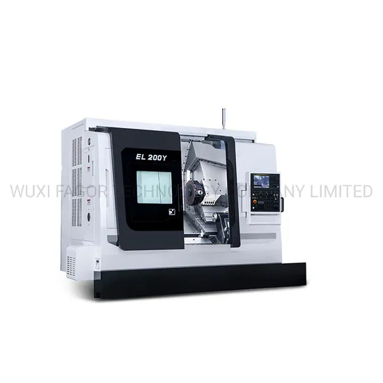 Slant Bed Lathe EL280y High Rigidity 12 Station Fanuc System Lathe CNC Machine