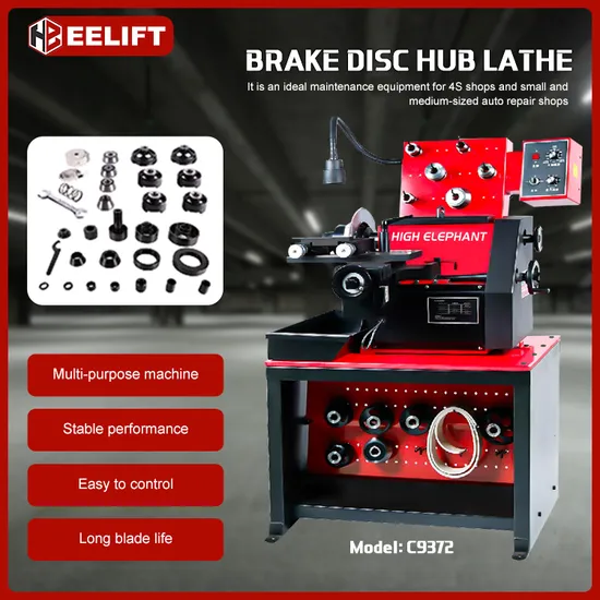 High Quality Brake Lathe C9372 Brake Drum Disc Lathe Machine for Making