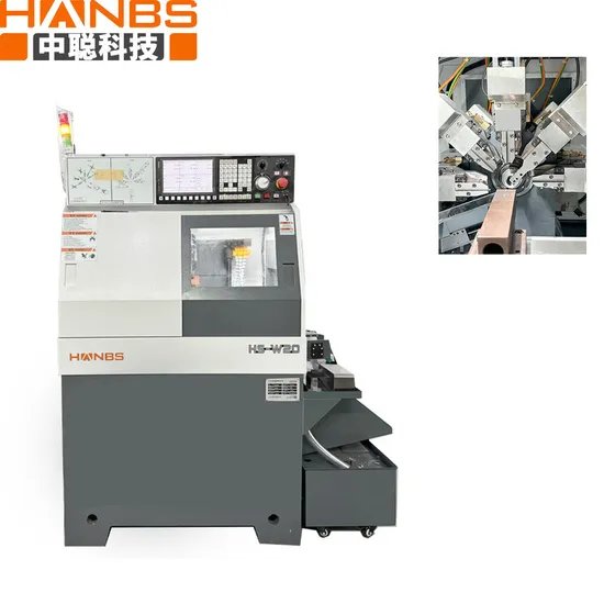 Hanbs Dual Spindle CNC Machine CNC Lathe with Solid Hanbs Dual Spindle CNC Machine CNC Lathe with Solid