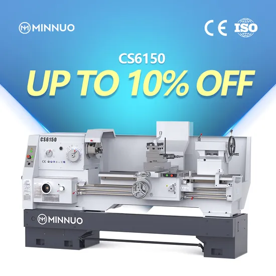 High Efficiency Popular Sale Manual Metal Lathe Machine with Top Standard