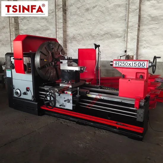 Cw61125q Horizontal Heavy Duty Turning Lathe Machine 1000 Chuck