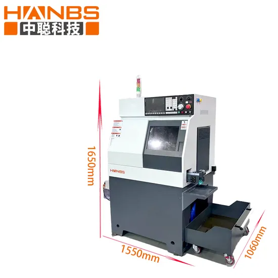 Hanbs CNC Lathe of 5- Knives Cutting Tools with Precision and Rigidity Productivity