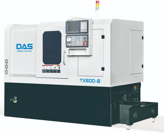 Tx600-8 Chinese High Precision Living Turret CNC Lathe Machine with Lubrication System