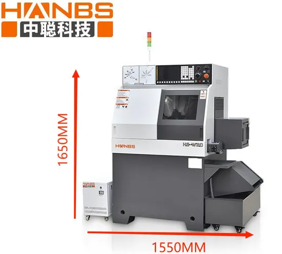 Hanbs Swiss Type CNC Lathe with 5-Knife and Each Have 2-Axis Highly Improve Production HS-W20
