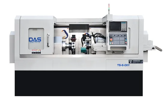 Strong Conventional Double Turret and Double Channel CNC Lathe