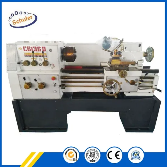 C6136D Precision Turning Machine Manual Universal Metal Bench Lathe
