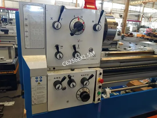 C6256ex1.5m Traditional Horizontal Lathe with 105mm Big Spindle Hole Torno