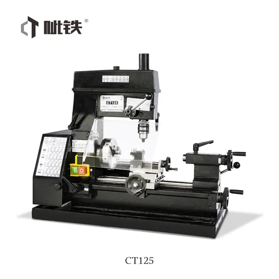 Small Combination Lathe and Milling Machine Mill Drill Combo Mini Lathe