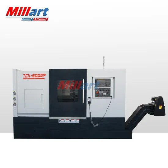 Factory Direct Supply Tck5075 High Precision Slant Bed CNC Lathe Machine, Horizontal Metal CNC Lathe Machine