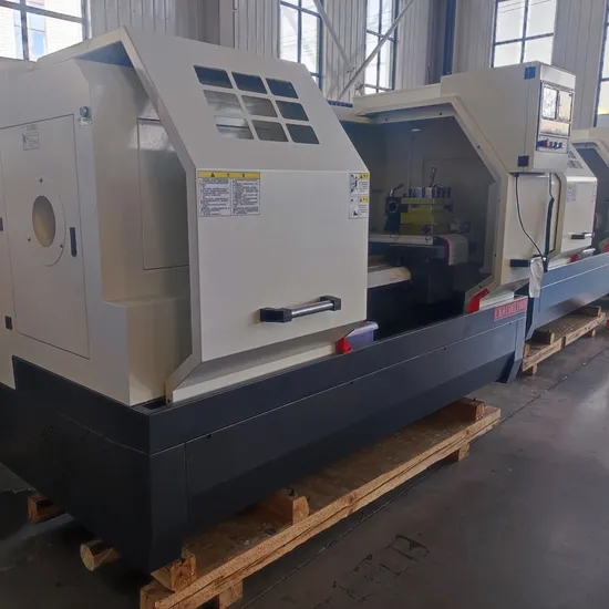 Compact CNC Flat Lathe Machine for Small Scale Manufacturing