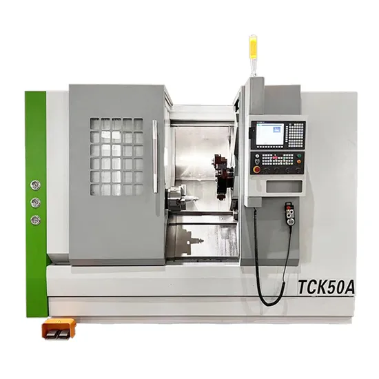 Tck50A/800 Precision China 2/3 Axis Turning Center Machine Price Slant Bed CNC Lathe Machine for Metal