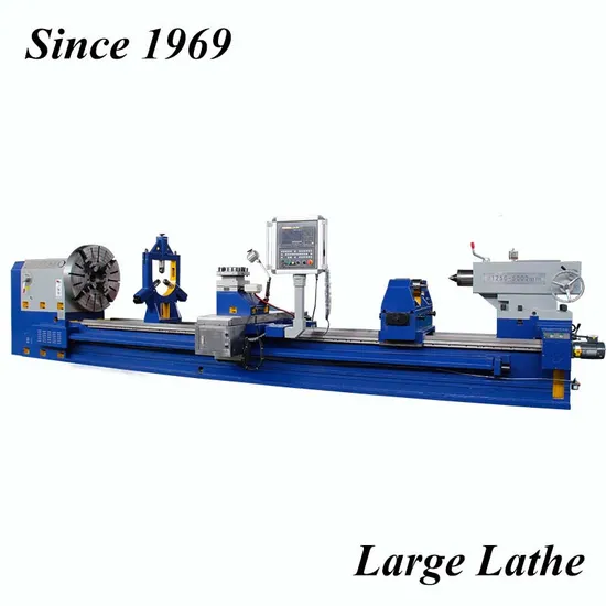 High Quality CNC Lathe for Turning Shaft, Drum, Pipe, Railway Wheel