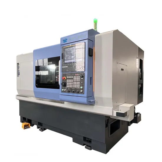High Precision Single Spindle CNC Turning Center Sy800m with Servo Turret