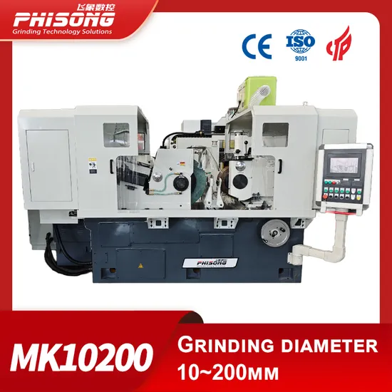 China Factory Wide-Wheel CNC Centerless Grinding Machine Mk10200 for Bearings, Shafts