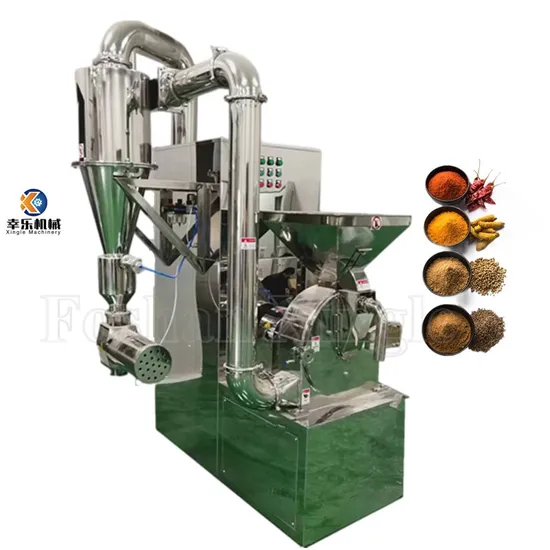 Automatic Herbal Leaves Grains Pulverizing Spice Pepper Pulverizer Moringa Powder Grinder Machine for Food