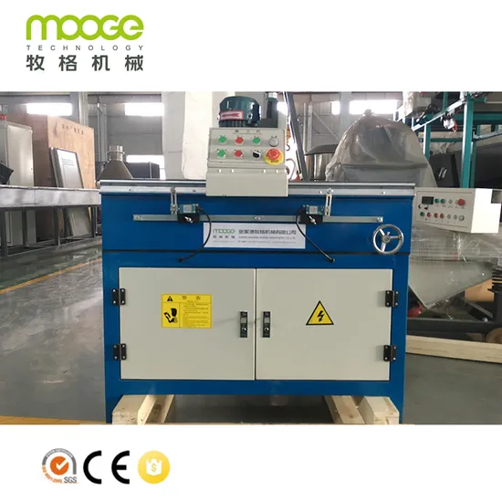 Straight blade sharpener for plastic crusher