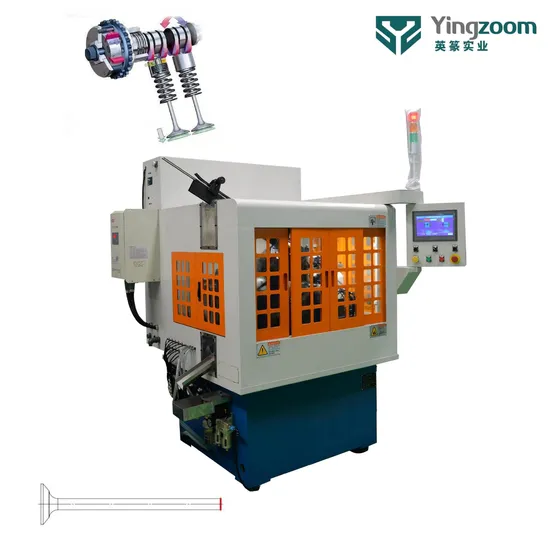 Automatic Engine Intake and Exhaust Valve Rod Surface Grinding Machine