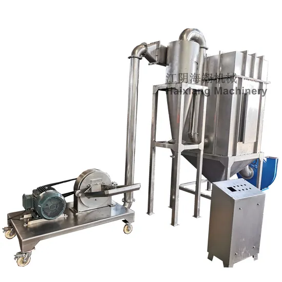 Chili Powder Processing Machine Stainless Steel 304 Milling Equipment Powder Pulverizer BS-300 Grinder Crushing Machine