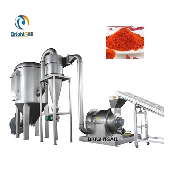 1 Ton/H Chilli Grinding Machine Sri Lanka Chilli Grinding Mill Brightsail Chilli Powder Making Machine