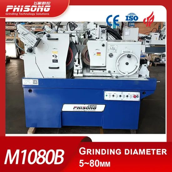 Hydraulic Driving Cylindrical Grinder Crankshaft Centerless Grinding Machine M1080b for Bars, Rods