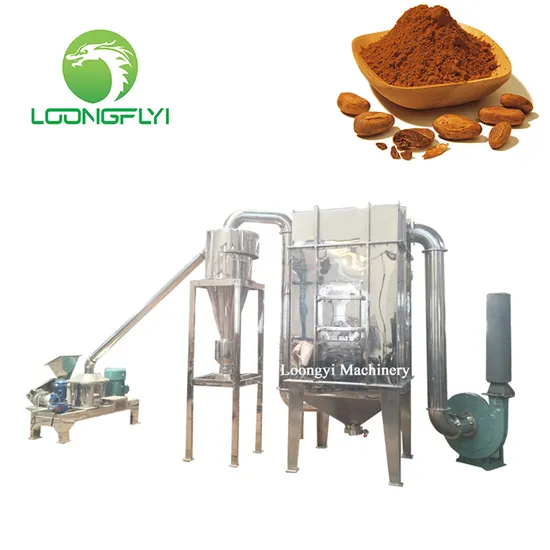 Loongyi Rice Husk Sorghum Turmeric Sri Lanka Chili Corn Powder Air Classifier Mill Machine