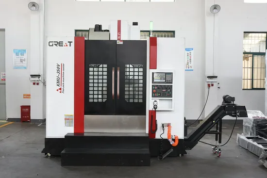 Kmu-500d Z-Axis Pneumatic Balance System 5 Axis Machining Center CNC Milling Machine